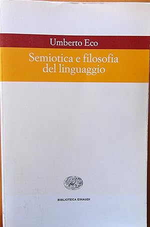 Semiotica e filosofia del linguaggio