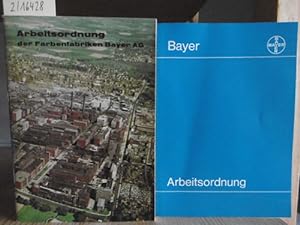 Seller image for Arbeitsordnung der Farbenfabriken Bayer AG. for sale by Versandantiquariat Trffelschwein
