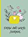 Image du vendeur pour Draw and Write Journal: Half Page Lined Paper with Drawing Space (8.5" x 11" Notebook) - Composition Book for Women, Girls, Teens and Adults - Flowers Cover - [FRENCH LANGUAGE - Soft Cover ] mis en vente par booksXpress