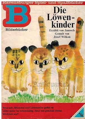 Bild des Verkufers fr Die Lwenkinder. Ravensburger Spiel- und Spabcher. zum Verkauf von Dobben-Antiquariat Dr. Volker Wendt