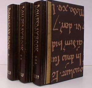 Seller image for Domesday Book. A Complete Translation. Volume I: Kent to Hertfordshire; Volume II: Cambridgeshire to Lincolnshire; Volume III: Litle Domesday and Index of Places. NEAR FINE SET IN PUBLISHER'S SLIP-CASE for sale by Island Books