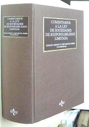 Seller image for Comentarios a la Ley de sociedades de responsabilidad limitada for sale by Librera La Candela