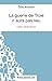 Immagine del venditore per La guerre de Troie n'aura pas lieu de Jean Giraudoux (Fiche de lecture): Analyse Complète De L'oeuvre (French Edition) [FRENCH LANGUAGE - Soft Cover ] venduto da booksXpress