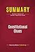 Seller image for Summary: Constitutional Chaos: Review and Analysis of Andrew P. Napolitano's Book [FRENCH LANGUAGE - Soft Cover ] for sale by booksXpress