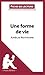 Seller image for Une forme de vie d'Amélie Nothomb (Fiche de lecture): Résumé Complet Et Analyse Détaillée De L'oeuvre (French Edition) [FRENCH LANGUAGE - Soft Cover ] for sale by booksXpress