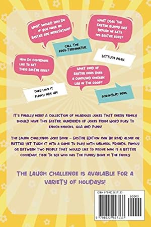 Imagen del vendedor de The Laugh Challenge Joke Book: Easter Edition: A Fun and Interactive Joke Book for Kids Ages 6, 7, 8, 9, 10, 11, and 12 Years Old - An Easter Basket Stuffer for Kids a la venta por Books for Life