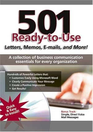 Immagine del venditore per 501 Ready to Use Letters, Memos, E-mails, and More! venduto da mulkbedia1