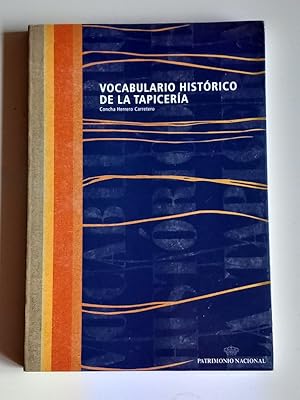 Seller image for Vocabulario histrico de la tapicera. for sale by El libro que vuela