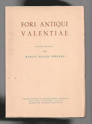 Bild des Verk�ufers f�r Fori antiqui valentiae. zum Verkauf von Librer�a El C�rabo