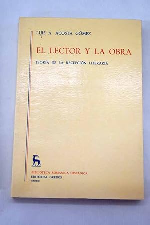 Seller image for El lector y la obra for sale by Alcan Libros