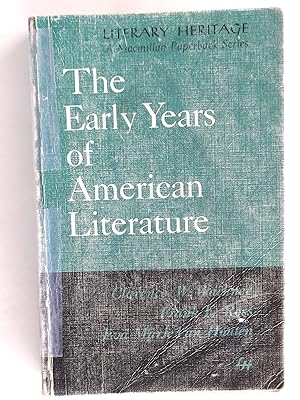 Seller image for The Early Years of American Literature for sale by crossborderbooks