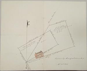 1828 Manuscript Lot Map, Cantine Land, Marbletown, NY