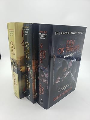 Seller image for Den of Thieves, A Thief in the Night, Honor Among Thieves (The Ancient Blades Trilogy, Complete Set) for sale by Shadyside Books