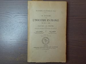 Imagen del vendedor de Le Rgime de l'Industrie en France de 1814  1830. Tome III Dcembre 1824 - Juillet 1830. a la venta por Tir  Part