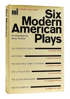 Bild des Verkufers fr SIX MODERN AMERICAN PLAYS zum Verkauf von Rare Book Cellar