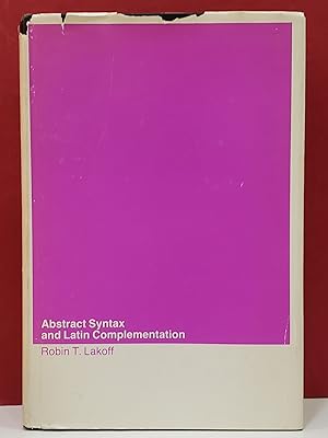 Seller image for Abstract Syntax and Latin Complementation for sale by Moe's Books