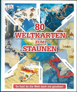 Seller image for 80 Weltkarten zum Staunen for sale by Flgel & Sohn GmbH