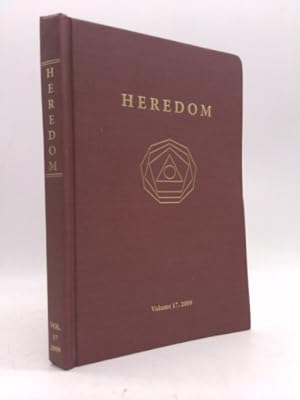 Seller image for Heredom. The Transactions of the Scottish Rite Research Society. Volume 17, 2009 for sale by ThriftBooksVintage