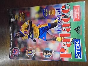 Image du vendeur pour Crystal Palace Vs Aston Villa, 8 November 1997 - Premiership - Official Match Programme mis en vente par El Pinarillo Books