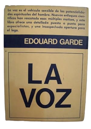 Immagine del venditore per La Voz venduto da Librera Aves Del Paraso