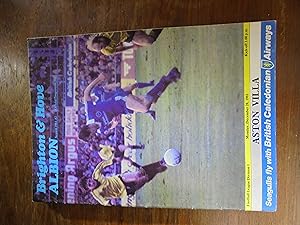 Image du vendeur pour Brighton and Hove Albion Vs Aston Villa, 28 December 1981 - Official Division One Match Programme mis en vente par El Pinarillo Books