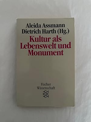 Immagine del venditore per Kultur als Lebenswelt und Monument. venduto da Wissenschaftl. Antiquariat Th. Haker e.K