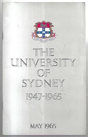 Imagen del vendedor de The University of Sydney 1947-1965. May 1965. a la venta por City Basement Books