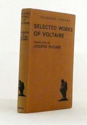 Image du vendeur pour Selected Works of Voltaire (The Thinker's Library No. 54) mis en vente par Adelaide Booksellers