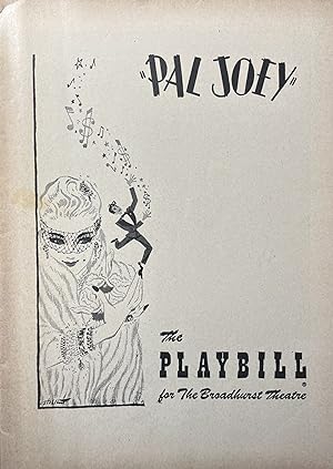 The Playbill for the Broadhurst Theatre's Production of "Pal Joey" August 25, 1952
