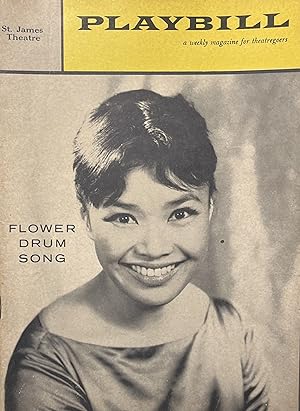 Playbill, March 14, 1960,Ê Vol. 4, No. 12, for "Flower Drum Song" at the St. James Theatre, New Y...