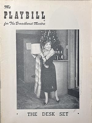 The Playbill for the Royale Theatre's Production of "Desk Set" January 30, 1956