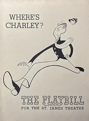 The Playbill for the St. James Theatre's Performance of "Where's Charley?" October 18, 1948