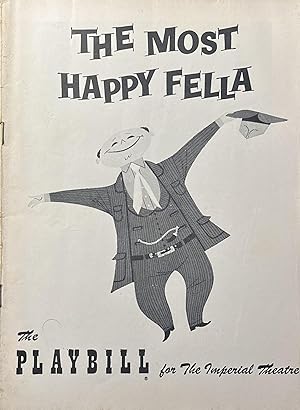 The Playbill for the Imperial Theatre's Production of "The Most Happy Fella" August 13, 1956