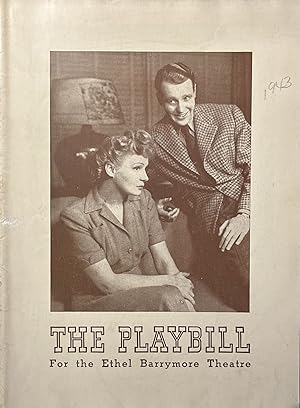 The Playbill for the Ethel Barrymore Theatre's Production of "Tomorrow the World" August 16, 1943