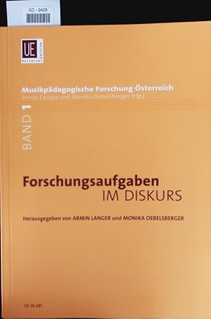 Seller image for Musikpdagogische Forschung sterreich. Band 1. Forschungsaufgaben im Diskurs. for sale by Antiquariat Bookfarm
