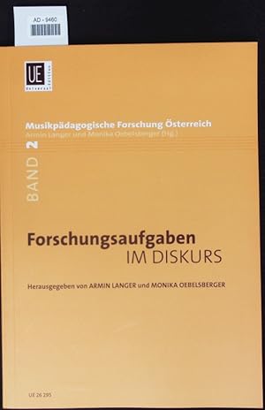 Immagine del venditore per Forschungsaufgaben im Diskurs Band 1. Musikpdagogische Forschung sterreich. venduto da Antiquariat Bookfarm