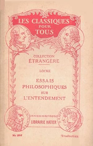 Seller image for Essai philosophique concernant l'entendement humain - Traduction for sale by Calepinus, la librairie latin-grec