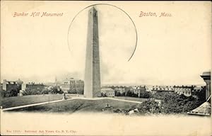 Bild des Verkufers fr Ansichtskarte / Postkarte Boston Massachusetts USA, Bunker Hill Monument zum Verkauf von akpool GmbH