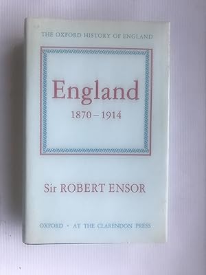 Seller image for England 1870-1914 (Oxford History of England) for sale by Beach Hut Books