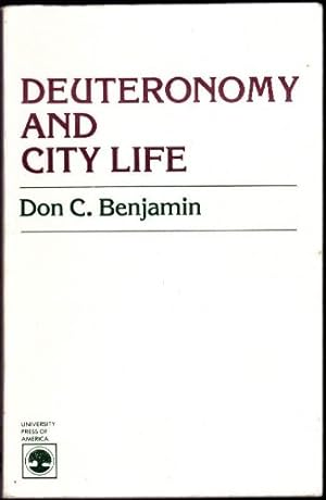 Bild des Verkufers fr Deuteronomy and City Life: A Form Criticism of Texts with the Word City ('r) in Deuteronomy 4:41-26:19: A Form Criticism of Texts with the Word City ('ir) in Deuteronomy 4:41 - 26:19 zum Verkauf von WeBuyBooks