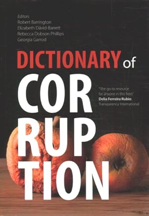 Imagen del vendedor de Dictionary of Corruption a la venta por GreatBookPrices