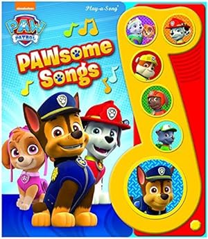 Bild des Verkufers fr Nickelodeon PAW Patrol Chase, Skye, Marshall, and More! - PAWsome Songs! Music Sound Book - PI Kids (Paw Patrol: Play-a-song) zum Verkauf von WeBuyBooks
