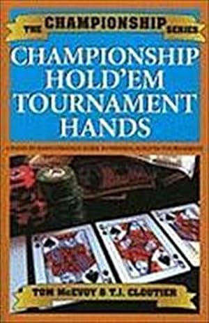 Immagine del venditore per Championship Hold'em : How to Win Hold'em Cash Games and Tournaments venduto da AHA-BUCH GmbH