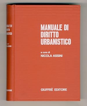 Bild des Verkufers fr Manuale di diritto urbanistico. zum Verkauf von Libreria Oreste Gozzini snc