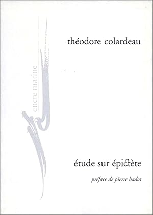 Seller image for tude sur Epictte for sale by Calepinus, la librairie latin-grec