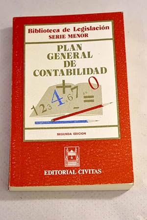 Imagen del vendedor de Plan general de contabilidad a la venta por Alcan Libros