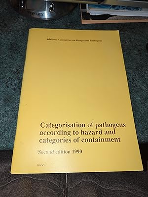 Seller image for Categorisation of Pathogens According to Hazard and Categories of Containment for sale by SGOIS