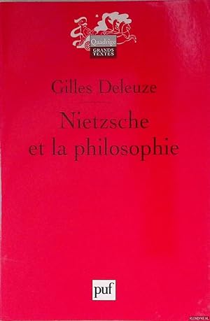 Bild des Verkufers fr Nietzsche et la philosophie zum Verkauf von Klondyke