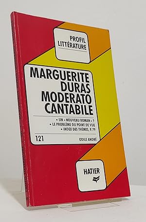 Moderato cantabile. Marguerite Duras. Analyse critique