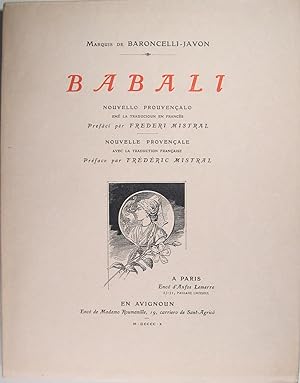 Imagen del vendedor de Babali - Nouvello provenalo - Nouvelles provenale. a la venta por Philippe Lucas Livres Anciens